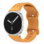 Concave Leopard Butterfly Buckle Silicone Watch Band, For Samsung Galaxy Watch8 / Watch8 Classic