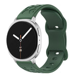 Concave Leopard Butterfly Buckle Silicone Watch Band, For Samsung Galaxy Watch8 / Watch8 Classic