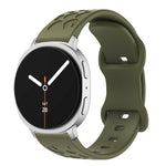 Concave Leopard Butterfly Buckle Silicone Watch Band, For Samsung Galaxy Watch8 / Watch8 Classic