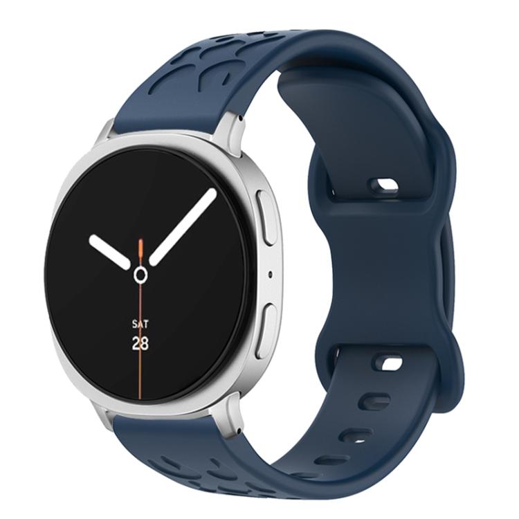 Concave Leopard Butterfly Buckle Silicone Watch Band, For Samsung Galaxy Watch8 / Watch8 Classic