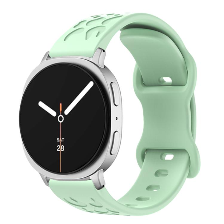 Concave Leopard Butterfly Buckle Silicone Watch Band, For Samsung Galaxy Watch8 / Watch8 Classic