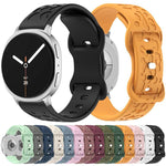 Concave Leopard Butterfly Buckle Silicone Watch Band, For Samsung Galaxy Watch8 / Watch8 Classic