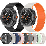 Tri-beads Magnetic Silicone Watch Band, For Samsung Galaxy Watch8 / Watch8 Classic