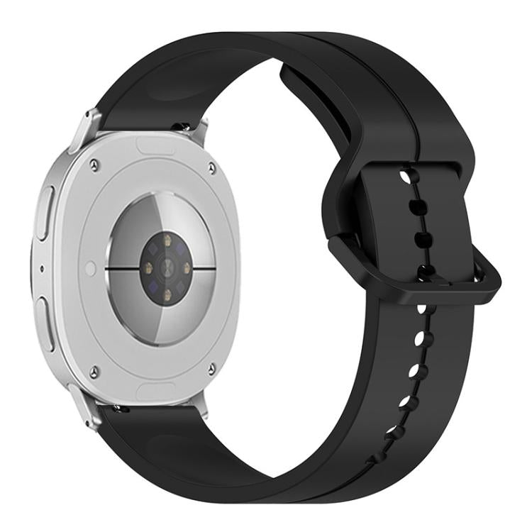 Colorful Buckle Grooved Silicone Watch Band, For Samsung Galaxy Watch8 / Watch8 Classic