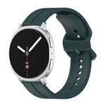 Colorful Buckle Grooved Silicone Watch Band, For Samsung Galaxy Watch8 / Watch8 Classic