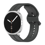 Colorful Buckle Grooved Silicone Watch Band, For Samsung Galaxy Watch8 / Watch8 Classic