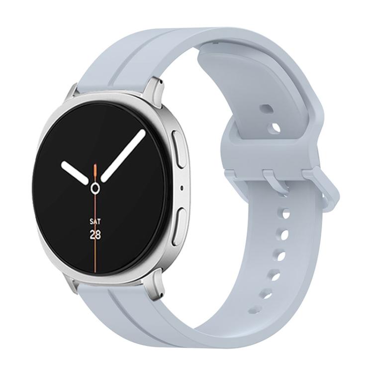 Colorful Buckle Grooved Silicone Watch Band, For Samsung Galaxy Watch8 / Watch8 Classic