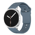 Wave Texture Stud Buckle Silicone Watch Band, For Samsung Galaxy Watch8 / Watch8 Classic