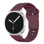 Wave Texture Stud Buckle Silicone Watch Band, For Samsung Galaxy Watch8 / Watch8 Classic