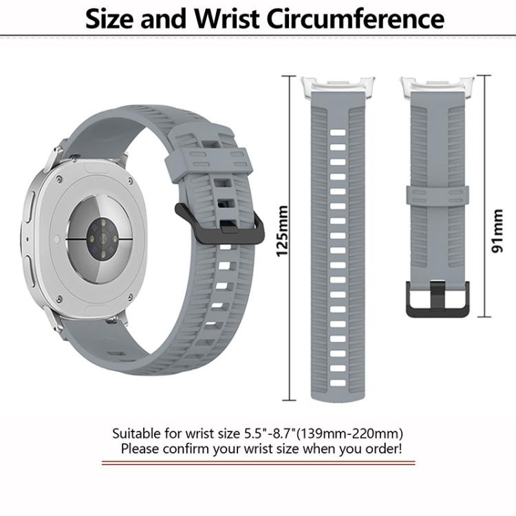 Tire Texture Silicone Watch Band, For Samsung Galaxy Watch8 / Watch8 Classic