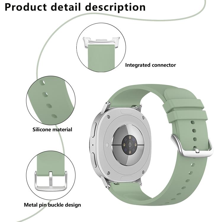 Round Tail Silicone Watch Band, For Samsung Galaxy Watch8 / Watch8 Classic