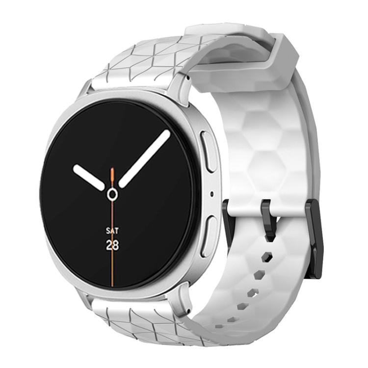 Football Texture Solid Color Silicone Watch Band, For Samsung Galaxy Watch8 / Watch8 Classic