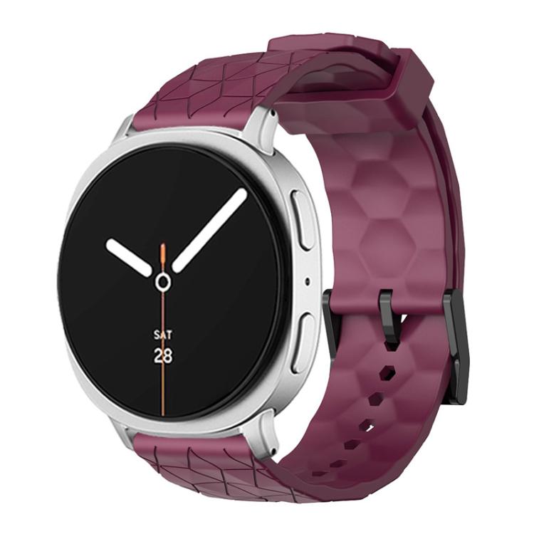 Football Texture Solid Color Silicone Watch Band, For Samsung Galaxy Watch8 / Watch8 Classic