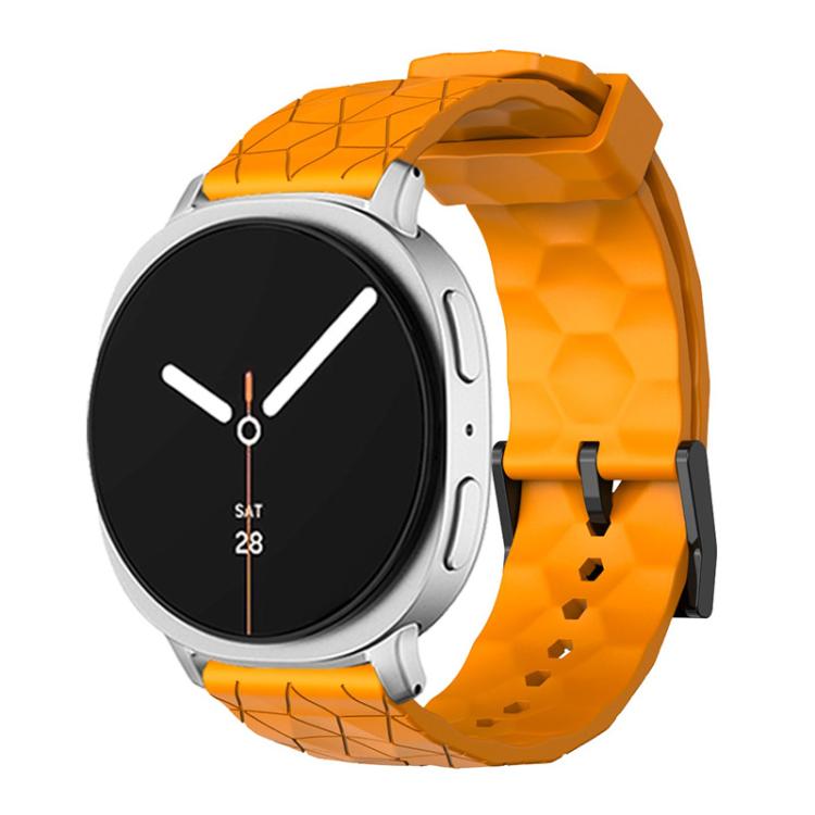 Football Texture Solid Color Silicone Watch Band, For Samsung Galaxy Watch8 / Watch8 Classic