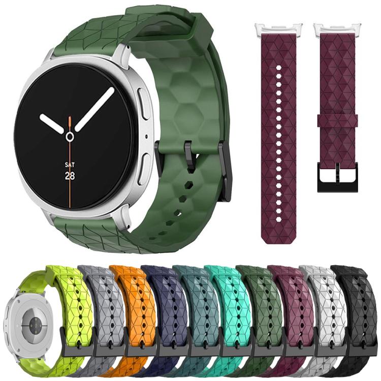 Football Texture Solid Color Silicone Watch Band, For Samsung Galaxy Watch8 / Watch8 Classic