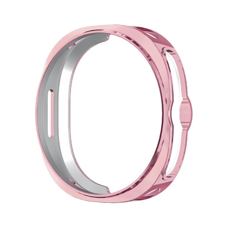 ENKAY Hat-Prince 2 in 1 Electroplated Soft TPU Cover with Full Coverage PMMA Soft Film, For Samsung Galaxy Watch8 Classic 46mm