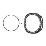 ENKAY Hat-Prince Diamond PC Watch Cover with Full Coverage PMMA Soft Film, For Samsung Galaxy Watch8 44mm, For Samsung Galaxy Watch8 40mm