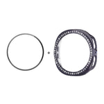 ENKAY Hat-Prince Diamond PC Watch Cover with Full Coverage PMMA Soft Film, For Samsung Galaxy Watch8 44mm, For Samsung Galaxy Watch8 40mm