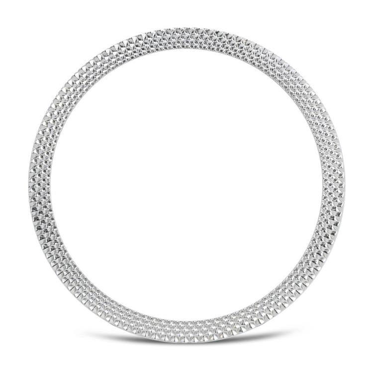 Rhombic Texture Bezel and Wavy Grain Stitched Color Buckle Silicone Watch Band, For Samsung Galaxy Watch8 44mm, For Samsung Galaxy Watch8 40mm