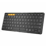 For Windows / Android / iOS DF010 Foldable Bluetooth 79 Keys Ultra Slim Keyboard, DF010