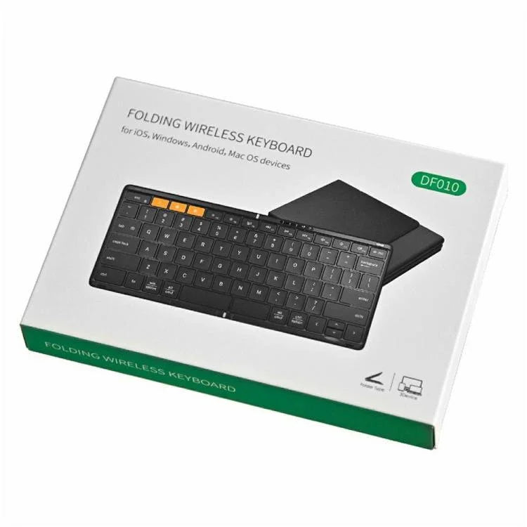 For Windows / Android / iOS DF010 Foldable Bluetooth 79 Keys Ultra Slim Keyboard, DF010