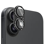 ENKAY Anti-reflection Camera Lens Frosted Armor Aluminium Alloy Tempered Glass Film, For iPhone 17