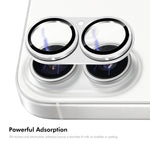 ENKAY CD Texture Aluminium Alloy Tempered Glass Lens Cover Film, For iPhone 17
