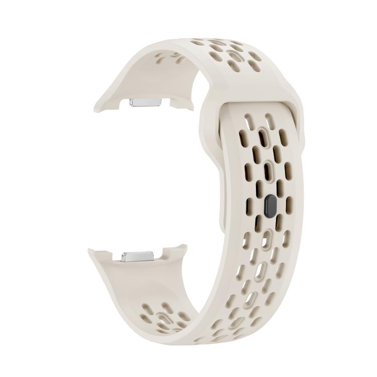 Diamond Bezel and Black Reverse Buckle Silicone Watch Band, For Samsung Galaxy Watch8 44mm, For Samsung Galaxy Watch8 40mm