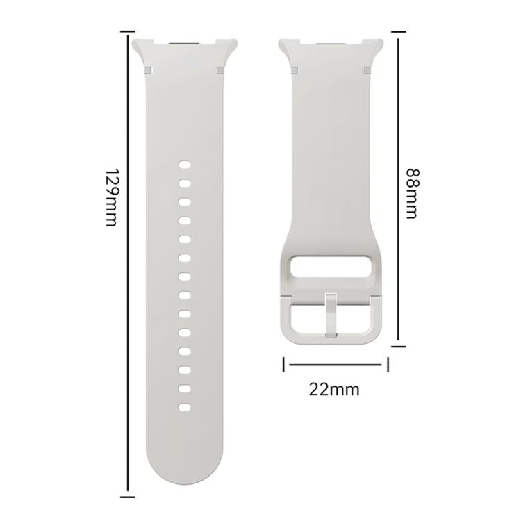 Speed Bezel and Solid Color Stitched Silicone Watch Band, For Samsung Galaxy Watch8 44mm, For Samsung Galaxy Watch8 40mm