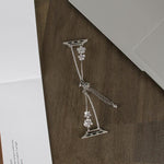 Copper-Inlaid Zircon 5-petal Flower Bracelet Watch Band, For Apple Watch 46mm / 49mm / 45mm / 44mm, For Apple Watch 42mm / 41mm / 40mm / 38mm