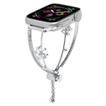 Copper-Inlaid Butterfly Zircon Bracelet Watch Band, For Apple Watch 46mm / 49mm / 45mm / 44mm, For Apple Watch 42mm / 41mm / 40mm / 38mm