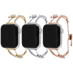 Copper-Inlaid Butterfly Zircon Bracelet Watch Band, For Apple Watch 46mm / 49mm / 45mm / 44mm, For Apple Watch 42mm / 41mm / 40mm / 38mm