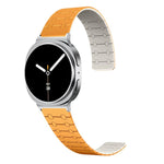 Two Color Loop Magnetic Silicone Watch Band, For Samsung Galaxy Watch8 / Watch8 Classic