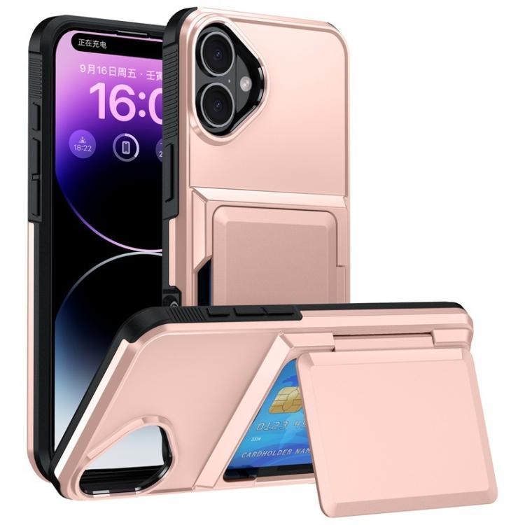 Kalebol Flip Card Wallet Holder Shockproof Phone Case, For iPhone 17 Pro Max, For iPhone 17 Pro, For iPhone 17, For iPhone Air, For iPhone 16 Pro Max, For iPhone 16 Pro, For iPhone 16 Plus, For iPhone 16
