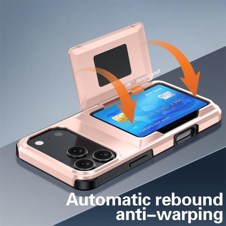 Kalebol Flip Card Wallet Holder Shockproof Phone Case, For iPhone 17 Pro Max, For iPhone 17 Pro, For iPhone 17, For iPhone Air, For iPhone 16 Pro Max, For iPhone 16 Pro, For iPhone 16 Plus, For iPhone 16