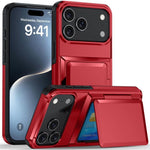 Kalebol Flip Card Wallet Holder Shockproof Phone Case, For iPhone 17 Pro Max, For iPhone 17 Pro, For iPhone 17, For iPhone Air, For iPhone 16 Pro Max, For iPhone 16 Pro, For iPhone 16 Plus, For iPhone 16