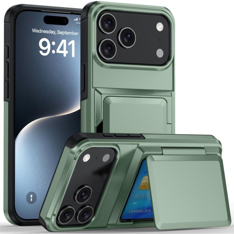 Kalebol Flip Card Wallet Holder Shockproof Phone Case, For iPhone 17 Pro Max, For iPhone 17 Pro, For iPhone 17, For iPhone Air, For iPhone 16 Pro Max, For iPhone 16 Pro, For iPhone 16 Plus, For iPhone 16