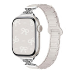 Bow Small Waist Magnetic Silicone Watch Band, For Apple Watch 46mm / 49mm / 45mm / 44mm, For Apple Watch 42mm / 41mm / 40mm / 38mm