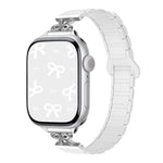 Bow Small Waist Magnetic Silicone Watch Band, For Apple Watch 46mm / 49mm / 45mm / 44mm, For Apple Watch 42mm / 41mm / 40mm / 38mm