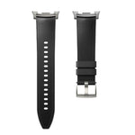 Metal Head Leather Skin Silicone Watch Band, For Samsung Galaxy Watch8 / Watch8 Classic