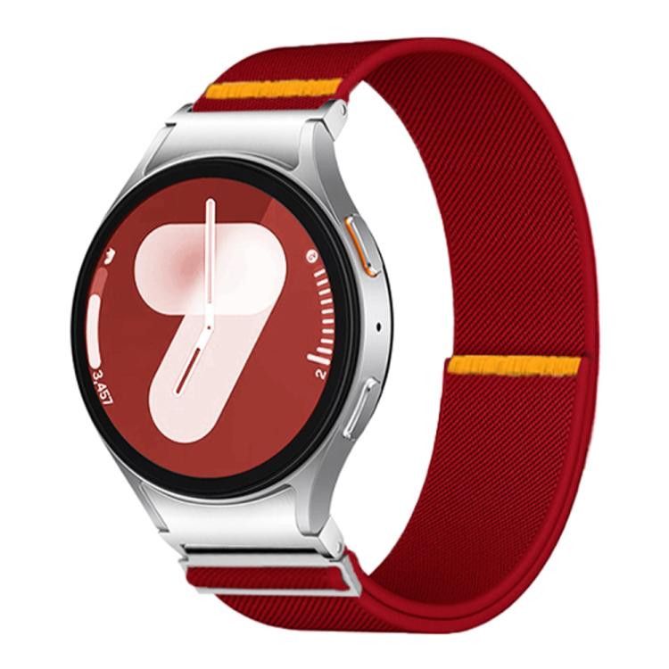 Adjustable Single Loop Elastic Nylon Watch Band, For Samsung Galaxy Watch FE / 7 / 6 / 5 / 4