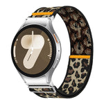 Adjustable Single Loop Elastic Nylon Watch Band, For Samsung Galaxy Watch FE / 7 / 6 / 5 / 4