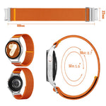 Adjustable Single Loop Elastic Nylon Watch Band, For Samsung Galaxy Watch FE / 7 / 6 / 5 / 4