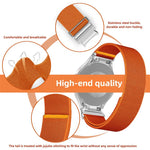 Adjustable Single Loop Elastic Nylon Watch Band, For Samsung Galaxy Watch FE / 7 / 6 / 5 / 4