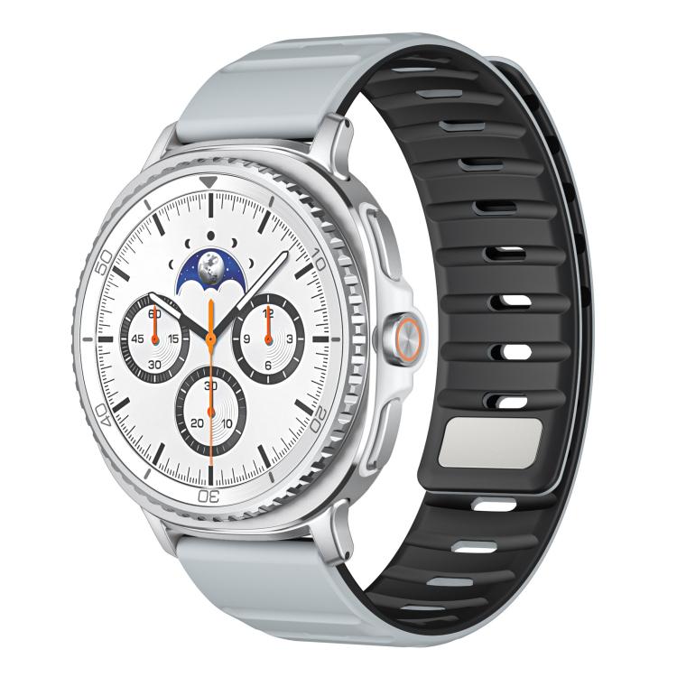 Norman Magnetic Silicone Watch Band, For Samsung Galaxy Watch8 / Watch8 Classic