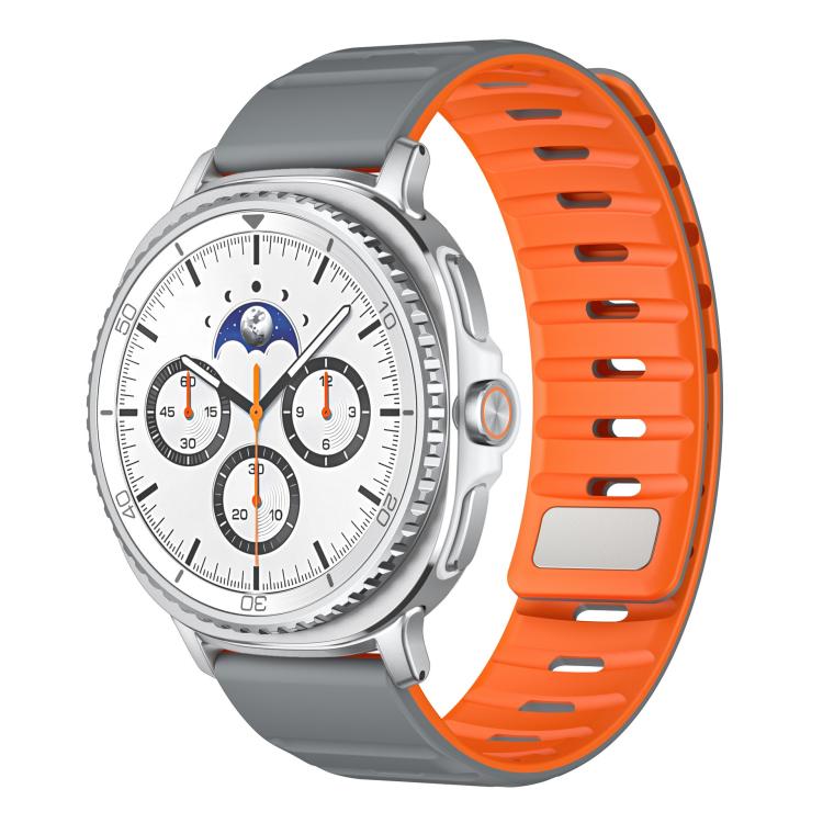 Norman Magnetic Silicone Watch Band, For Samsung Galaxy Watch8 / Watch8 Classic