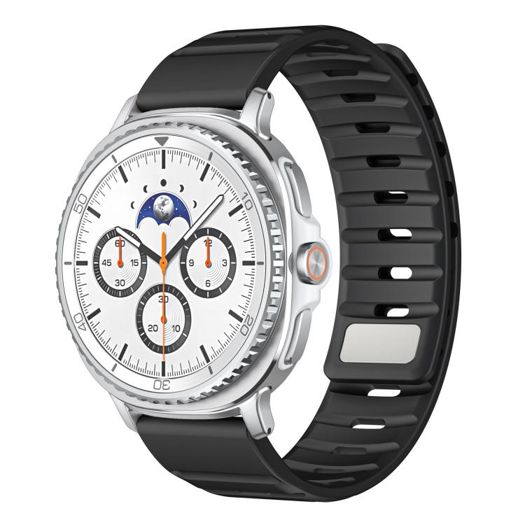 Norman Magnetic Silicone Watch Band, For Samsung Galaxy Watch8 / Watch8 Classic