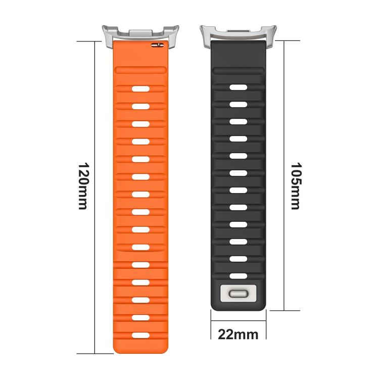 Norman Magnetic Silicone Watch Band, For Samsung Galaxy Watch8 / Watch8 Classic
