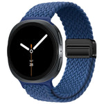Loop Magnetic Buckle Braided Nylon Watch Band, For Samsung Galaxy Watch8 / Watch8 Classic