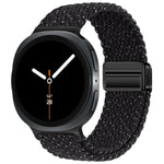 Loop Magnetic Buckle Braided Nylon Watch Band, For Samsung Galaxy Watch8 / Watch8 Classic